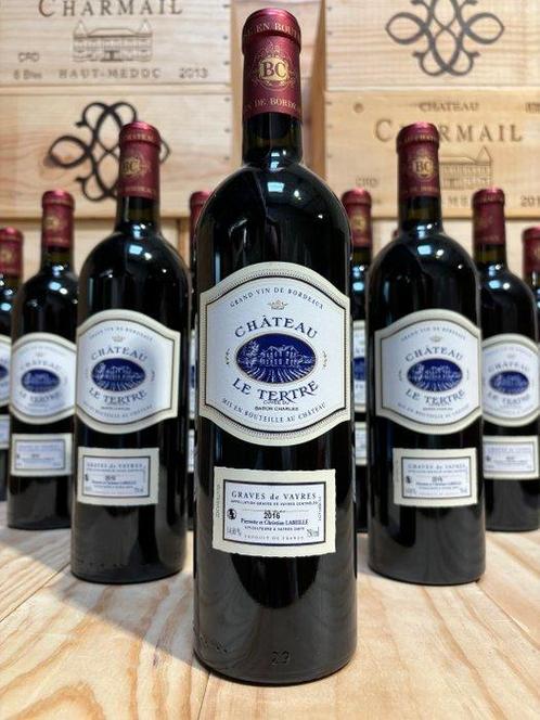 2016 Chateau Le Tertre - Graves - 12 Bouteilles (0,75 L), Verzamelen, Wijnen