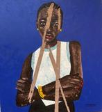 Ayodele Osho and Wole Olawuyi - Elegance, Antiek en Kunst, Kunst | Schilderijen | Modern