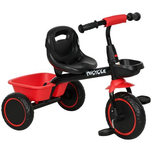 AIYAPLAY Driewieler Kinderdriewieler Met Bekkenriem En Pedal, Kinderen en Baby's, Speelgoed | Buiten | Voertuigen en Loopfietsen