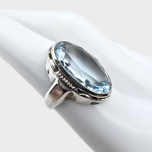 Sans Prix de Réserve - Bague Argent - Art Déco ancien, Handtassen en Accessoires, Ringen