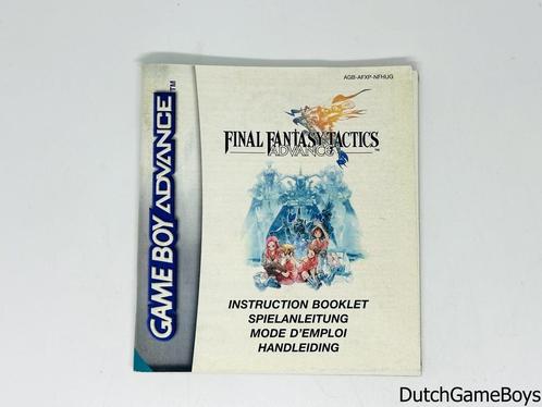 Gameboy Advance / GBA - Final Fantasy Tactics - NFHUG - Manu, Consoles de jeu & Jeux vidéo, Jeux | Nintendo Game Boy, Envoi