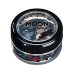 Moon Glitter Holographic Chunky Glitter Black 3g, Verzenden