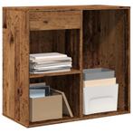 vidaXL Cosmeticakast 80x40x75 cm bewerkt hout oud, Verzenden, Nieuw