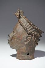 Une tête en bronze - tête - Ife - Nigeria, Antiek en Kunst