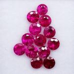 Zonder Minimumprijs - 13 pcs Rood Robijn - 1.81 ct -, Handtassen en Accessoires, Edelstenen, Nieuw