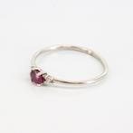2-delige sieradenset - 14 karaat Witgoud Robijn - Diamant, Handtassen en Accessoires, Antieke sieraden