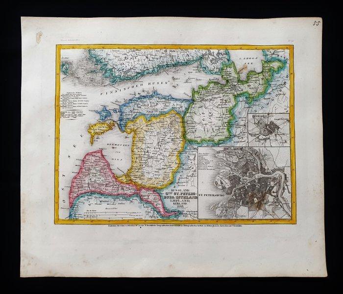 Europa - Noord-Europa / Rusland / Finland / Sint-Petersburg, Boeken, Atlassen en Landkaarten