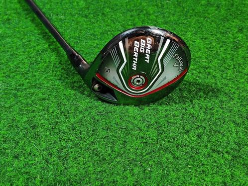 Callaway Great Big Bertha 5 wood golfclub stiff flex (Woods), Sport en Fitness, Golf, Club, Zo goed als nieuw, Callaway, Ophalen of Verzenden