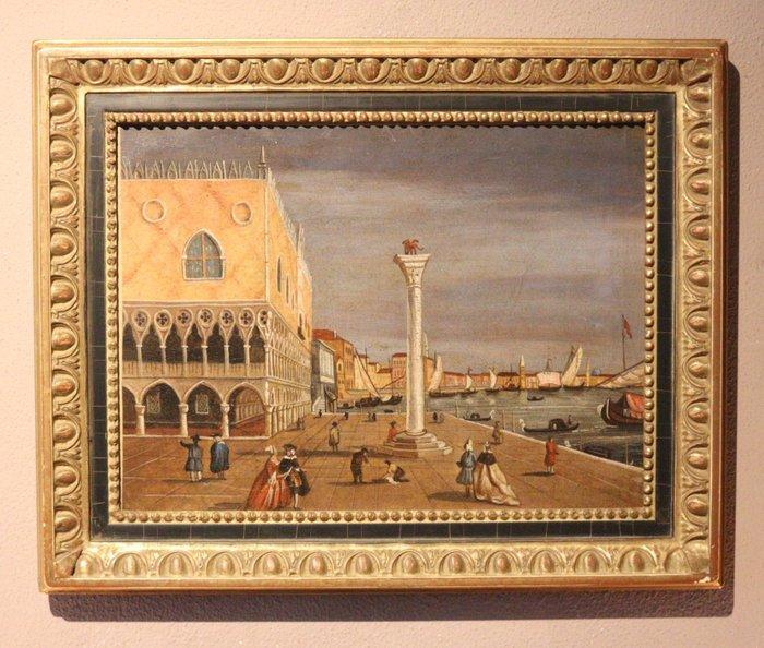 Italiaanse school (XVII) - Zicht op Venetië, Antiquités & Art, Art | Peinture | Classique