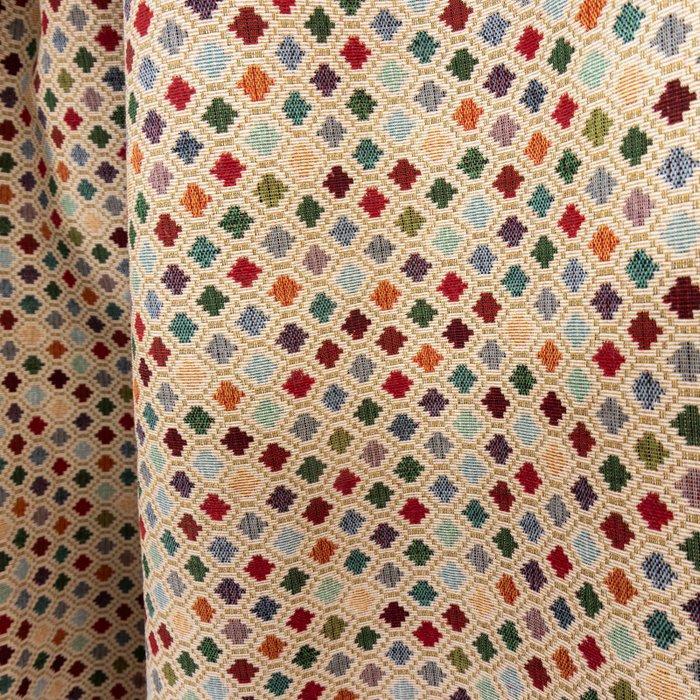 Tessuto Gobelin - Fantasia geometrica - rombi multicolor -, Antiek en Kunst, Antiek | Tapijten, Tafelkleden en Textiel