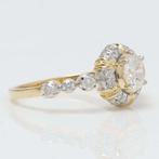 Trouwring - 14 karaat Geel goud - 0.90ct. tw. Diamant