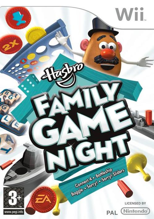 Hasbro Family Game Night-Standaard (Wii) Gebruikt, Games en Spelcomputers, Games | Nintendo Wii, Ophalen of Verzenden