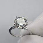 Zonder Minimumprijs - Ring - 14 karaat Witgoud - 5.01ct. tw., Nieuw