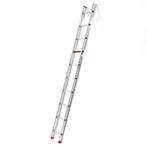 Gebruikte Enkel rechte ladder 10 treden, Doe-het-zelf en Bouw, Ophalen of Verzenden, Gebruikt