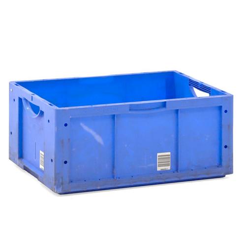 Stapelbak kunststof  L: 600, B: 400, H: 270 (mm) blauw, Bricolage & Construction, Casiers & Boîtes, Enlèvement ou Envoi