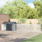 vidaXL Vogelkooi Antraciet 619 x 111 x 142 cm Gegevens staal, Verzenden, Nieuw