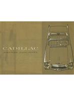 1957 CADILLAC PROGRAMMA BROCHURE ENGELS (USA), Nieuw