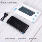 10.000mAh Externe Powerbank Noodaccu Batterij Oplader, Verzenden, Nieuw, TOPK