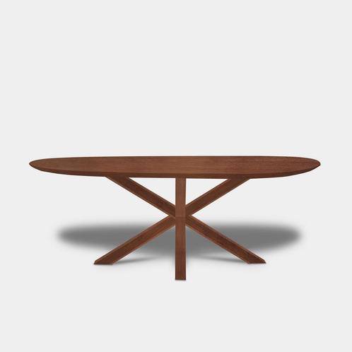 Tafel organisch eikenhout - Matrix Hout - Toscane 102, Huis en Inrichting, Tafels | Eettafels