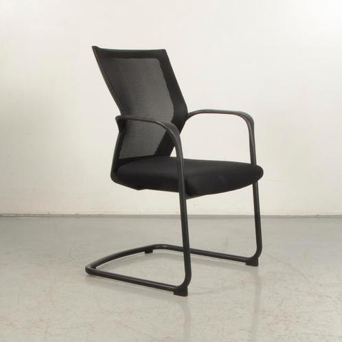 Vergaderstoel Frontseat - Zwart - Mesh rugleuning, Huis en Inrichting, Stoelen, Gebruikt, Ophalen of Verzenden