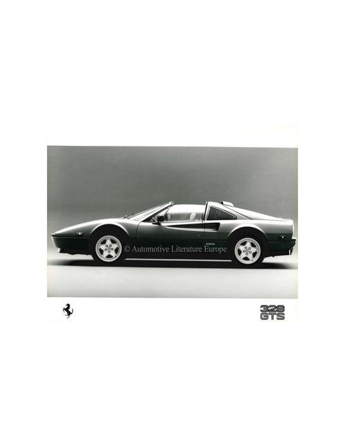 1988 FERRARI 328 GTS PERSFOTO, Livres, Autos | Brochures & Magazines, Enlèvement ou Envoi