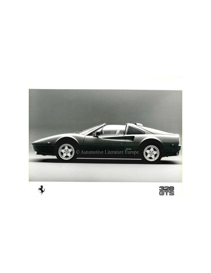 1988 FERRARI 328 GTS PERSFOTO, Boeken, Auto's | Folders en Tijdschriften, Ophalen of Verzenden
