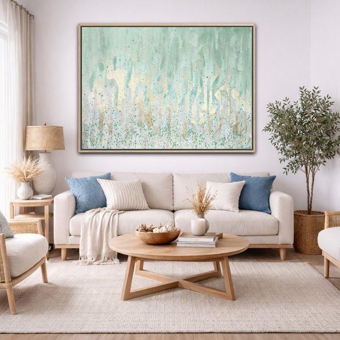 Ana Marc - Golden cereals - XXL, Antiek en Kunst, Kunst | Schilderijen | Modern