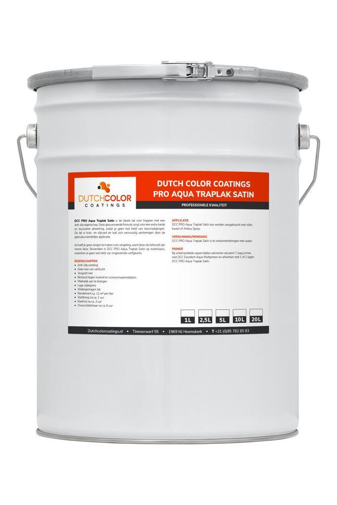 DCC PRO Aqua Traplak Satin Mengkleur 5L, Bricolage & Construction, Peinture, Vernis & Laque, Envoi