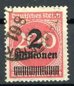 Duitse Rijk  - Nr.309 APa Y gestempeld diep getest BPP, Gestempeld