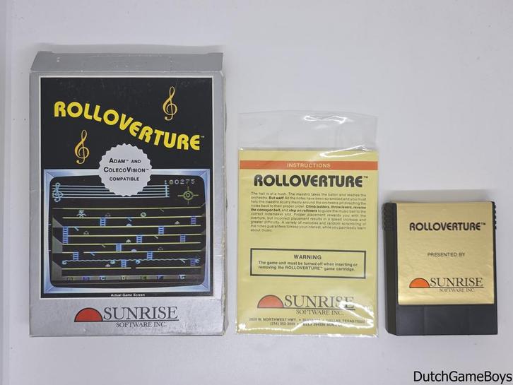 Colecovision - Sunrise - Rolloverture, Games en Spelcomputers, Spelcomputers | Overige, Gebruikt, Verzenden