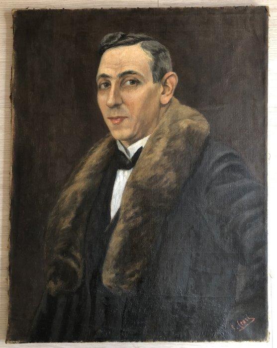 Ernest Croci (1857-1943) - Ritratto di gentiluomo, Antiek en Kunst, Kunst | Schilderijen | Klassiek