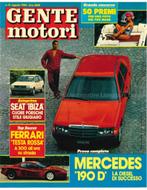 1984 GENTE MOTORI MAGAZINE 08 ITALIAANS, Livres, Autos | Brochures & Magazines, Ophalen of Verzenden