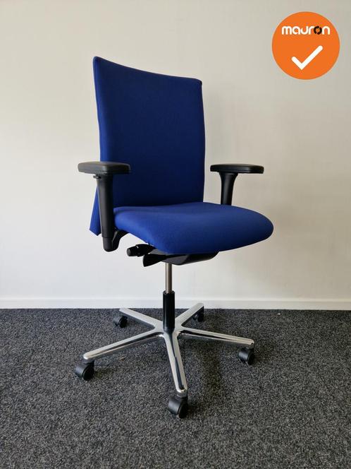 Haworth Comforto 55 - Blauw, Zakelijke goederen, Kantoor en Winkelinrichting | Kantoormeubilair en Inrichting, Stoel, Gebruikt