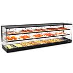 Tapasvitrine | LOGIC | Zwart | 8x 1/3 GN | +2°C/+6°C |, Zakelijke goederen, Verzenden, Nieuw in verpakking
