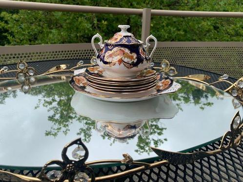 Royal Albert - Gebak/taartset (8) - Porselein - Heirloom, Antiek en Kunst, Antiek | Meubels | Tafels