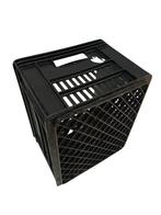 Stapelkrat 400x300x250 mm – Geperforeerd – Zwart – Gebruikt, Zakelijke goederen, Ophalen of Verzenden