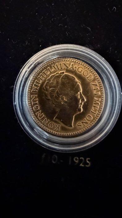 Nederland. Wilhelmina. 10 Gulden 1925 (Zonder minimumprijs), Postzegels en Munten, Munten | Nederland