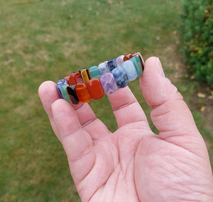 Elegante armband met 7 chakras, veelkleurig. Onbehandelde, Verzamelen, Mineralen en Fossielen