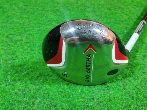 Callaway Big Bertha wood 5 linkshandig regular flex golfclub, Sport en Fitness, Golf, Club, Zo goed als nieuw, Callaway, Ophalen of Verzenden
