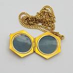 Art nouveau, médaillon photographique - Collier avec