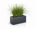 Hoge Antraciet Plantenbak 90x40 | Tweede Kansje | Stoer D..., Tuin en Terras, Bloembakken en Plantenbakken, Kunststof, Verzenden