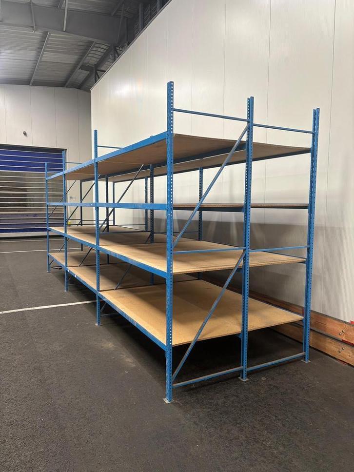 Grootvakstelling Ministow - 4 staanders 2500x1600+36 liggers, Zakelijke goederen, Kantoor en Winkelinrichting | Magazijn, Stelling en Opslag