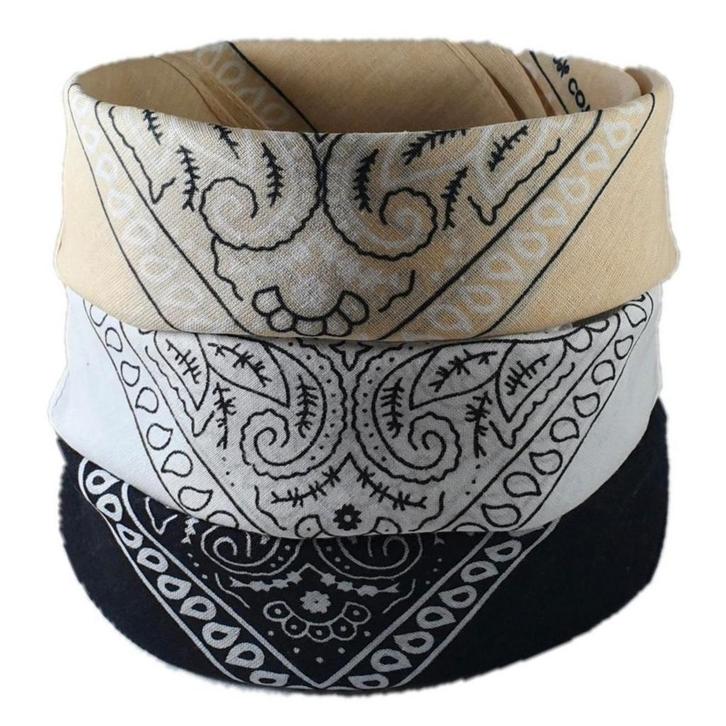 Fako Fashion - 3-Pack Paisley Bandana - Boeren Zakdoek -, Kleding | Heren, Mutsen, Sjaals en Handschoenen, Verzenden