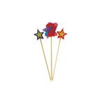 Kaarsen Set 2 Jaar Sterren 26cm 3st, Hobby en Vrije tijd, Verzenden, Nieuw