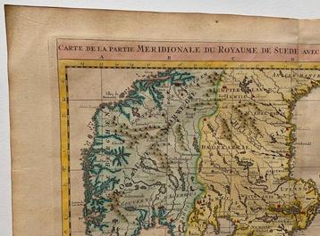 Suède - Royaume de Suède; H. Chatelain - Carte de la Partie beschikbaar voor biedingen