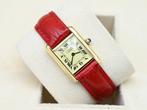 Cartier Tank Ref. 5057001 Year 1993 (Box & Papers), Handtassen en Accessoires, Horloges | Dames, Overige merken, Leer, Polshorloge