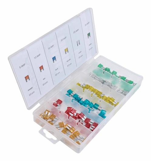 ASTA Assortiment MICRO 2 zekeringen 120-delig, Auto diversen, Auto-accessoires, Nieuw, Ophalen of Verzenden