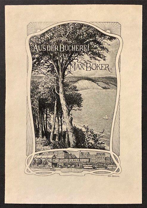 17 Ex-libris Exlibris Jugendstil, Art Nouveau, Art Deco,, Antiek en Kunst, Antiek | Boeken en Manuscripten