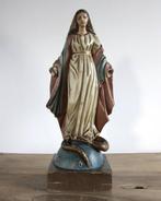 sculptuur, Maria Onbevlekt Ontvangen - 39 cm - Hout, Antiquités & Art, Antiquités | Livres & Manuscrits