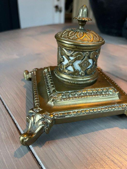 Inktpot - Messing, Antiek en Kunst, Curiosa en Brocante